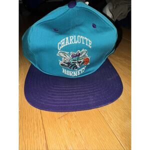 NEW Vintage 1990’s Charlotte Hornets NBA Sports Twins Enterprise Hat Snapback
